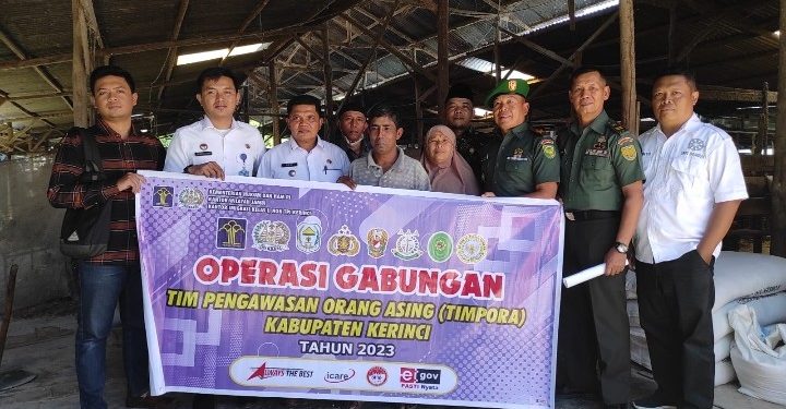 Imigrasi Kerinci Gelar Operasi Gabungan Timpora