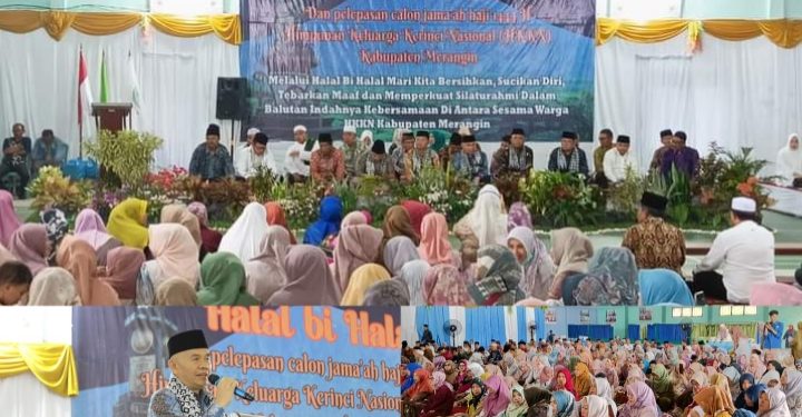 Hadiri Halal Bihalal HKKN Merangin, Bupati Adirozal: Jaga Kerukunan dan Keharmonisan
