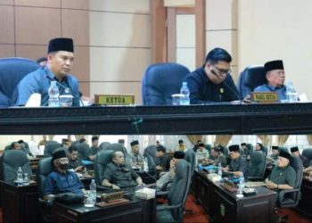 DPRD Gelar Paripurna Internal Penyampaian Pengantar Ketua Bapemperda dan Pandangan Umum Fraksi