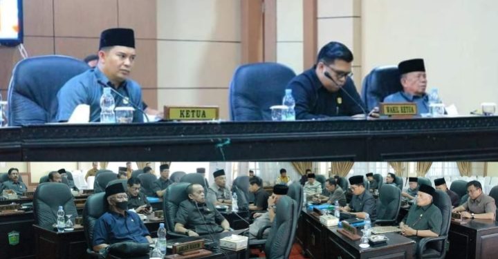 DPRD Gelar Paripurna Internal Penyampaian Pengantar Ketua Bapemperda dan Pandangan Umum Fraksi