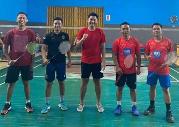 Rutan Sungai Penuh Raih Juara 1 Turnamen Bulu Tangkis UPT Kemenkumham Jambi