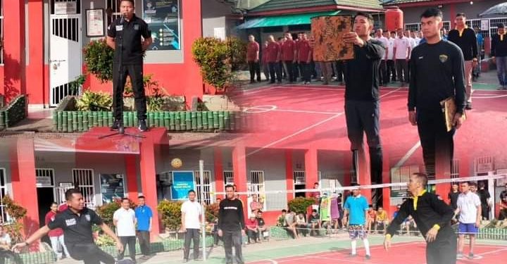 Kepala Rutan Sungai Penuh Resmi Membuka Kegiatan Porsenap HDKD ke-78