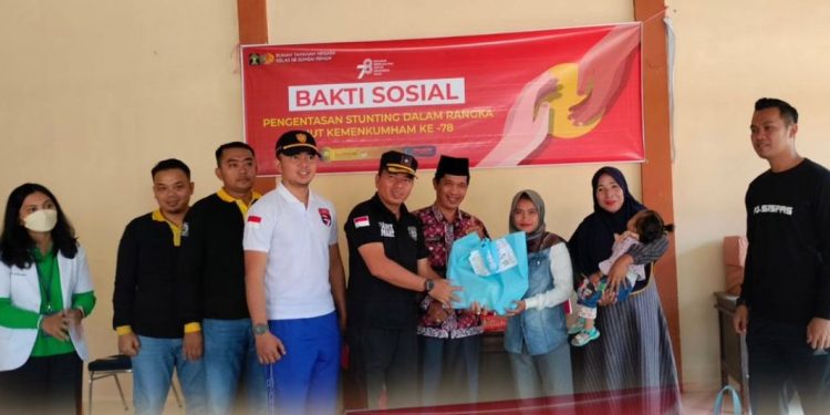 HUT Kemenkumham ke-78, Rutan Sungai Penuh dan Imigrasi Kerinci Lakukan Penyuluhan dan Pemberian Paket Sembako Untuk Pengentasan Stunting
