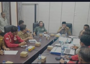 Sekda Tanjab Barat Pimpin Rakor Persiapan dan Teknis Penanganan Karhutla Tahun 2023