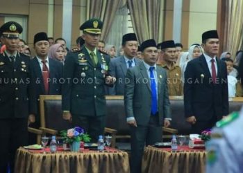 Ketua DPRD Lendra Wijaya Hadiri Pengukuhan 30 Anggota Paskibraka Kota Sungai Penuh