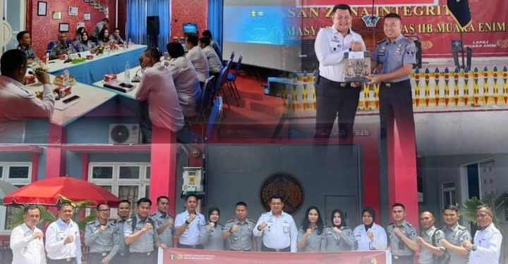 Dukung Pembangunan Zona Integritas, Rutan Sungai Penuh Studi Tiru ke Lapas Muara Enim