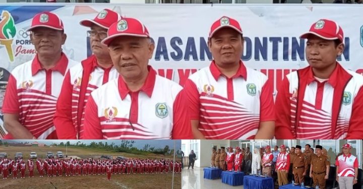 Bupati Adirozal Lepas 334 Kontingen Kerinci untuk Mengikuti Porprov Jambi ke XXIII