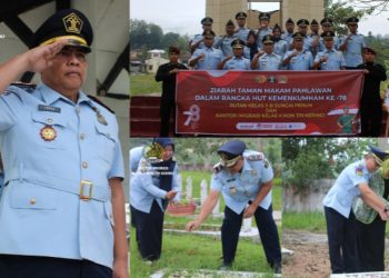 Kanim Kerinci dan Rutan Sungai Penuh Gelar Upacara Tabur Bunga dan Ziarah Taman Makam Pahlawan