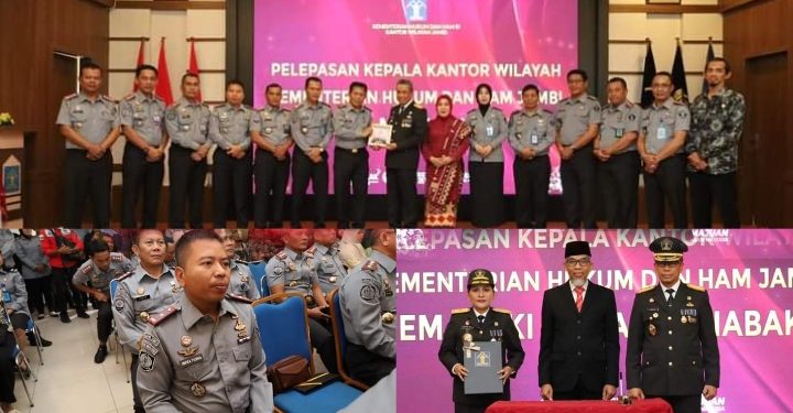 Karutan Sungai Penuh Hadiri Pelepasan Purna Bhakti Kakanwil Kemenkumham Jambi