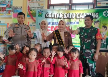 Bhabinkamtibmas Polsek Sungai Penuh Aiptu Dahril Hadiri Acara Cegah Stunting