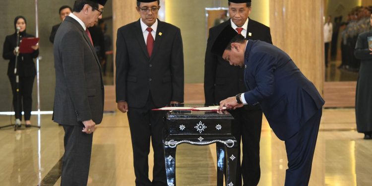 Dulu Berstatus Anggota Polri, Kini Sekjen Kemenkumham Dilantik Menjadi ASN