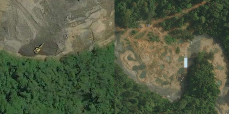 5 Penambang Emas di Kawasan Hutan Adat Depati Muara Langkap Diamankan Polisi