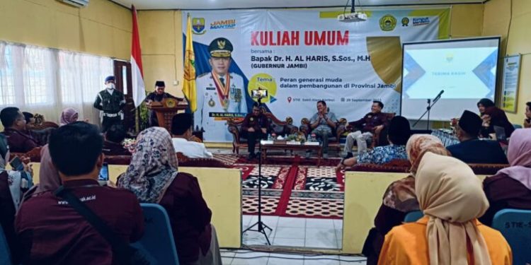 Berikan Kuliah Umum di STIE-SAK, Al Haris: Mahasiswa Wajib Memiliki Knowledge, Skill dan Attitude