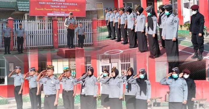 Rutan Sungai Penuh Gelar Upacara Peringatan Hari Kesaktian Pancasila