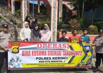 Sat Binmas Polres Kerinci Berikan Sosialisasi Cegah Aksi Premanisme