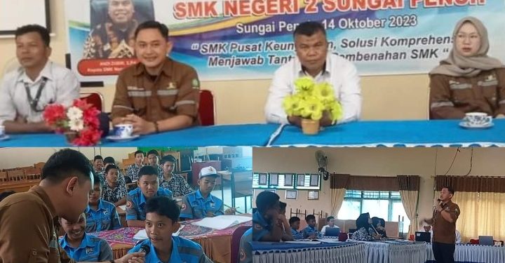 SMKN 2 Sungai Penuh Datangkan Guru Tamu dari PT KMH Ajarkan Siswa Kelas Industri