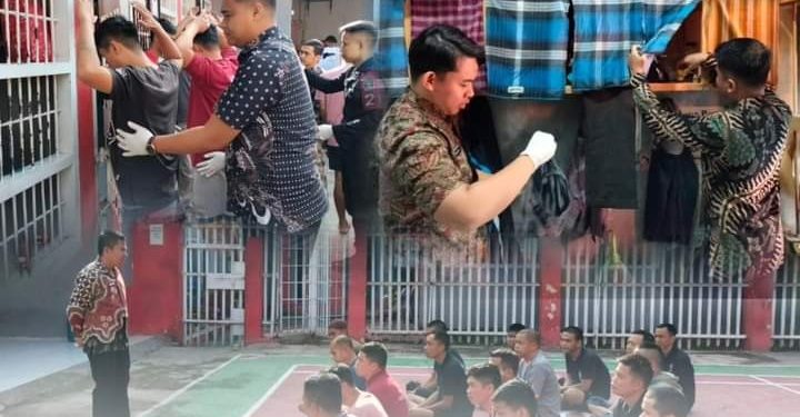 Geledah Kamar Hunian, Indra Yudha: Tidak Ada Toleransi bagi WBP yang Melanggar Tata Tertib
