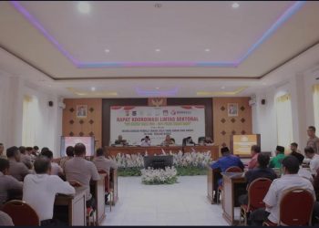 Wabup Tanjabbar Hadiri Rakor Lintas Sektoral Ops Mantap Brata