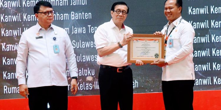 Berhasil Raih Predikat WBK, Kakanwil Kemenkumham Jambi Sampaikan Apresiasi Bagi Seluruh Jajaran