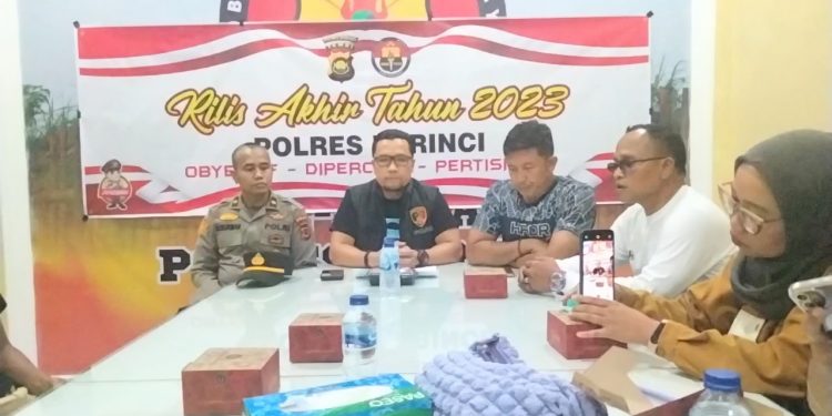 Catatan Akhir Tahun 2023, Berikut Kasus Mencolok yang Ditangani Polres Kerinci