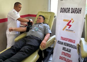 Hari Bhakti Imigrasi ke 74, Imigrasi Kerinci Lakukan Donor Darah