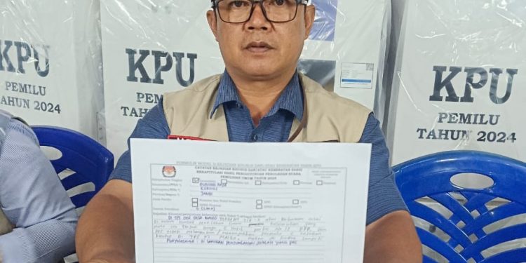 Diduga Adanya Kecurangan Di Kecamatan Gunung Raya, Belasan C Plano PPP Di Tipe X