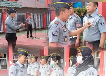 Pimpin Apel Pagi, Karutan Sungai Penuh Indra Yudha Cek Kelengkapan Atribut Seluruh Pegawai