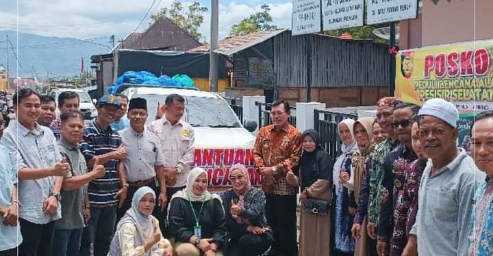 Peduli Pesisir Selatan, Walikota Sungai Penuh Kirim Bantuan Pasca Banjir Bandang
