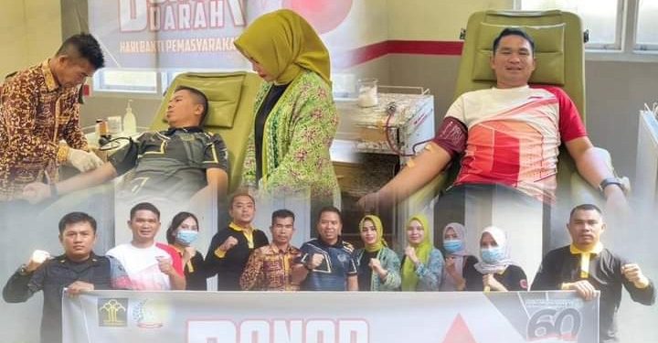 Sambut HBP ke-60, Rutan Sungai Penuh Gelar Bakti Sosial Donor Darah