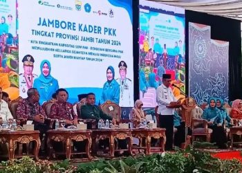 Sekda Alpian Hadiri Pembukaan Jambore PKK Provinsi Jambi Tahun 2024