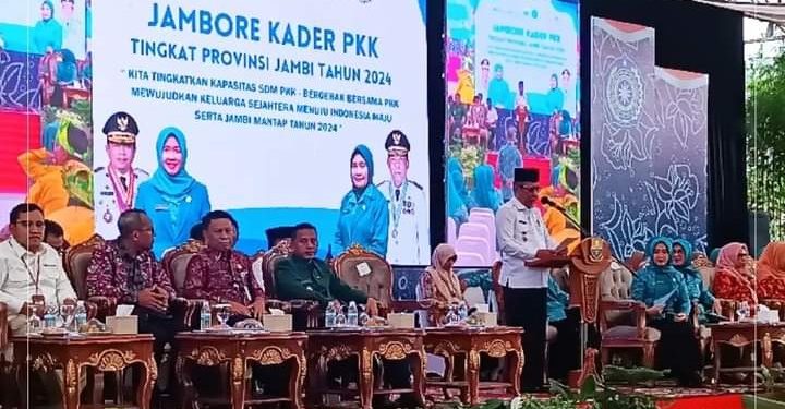 Sekda Alpian Hadiri Pembukaan Jambore PKK Provinsi Jambi Tahun 2024