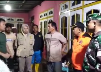 Tim Satgas Tanggap Darurat Bencana Kerinci Turun Ke Lokasi Banjir di Semumu 