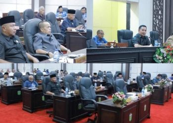 DPRD Sungai Penuh Gelar Rapat Gabungan Penyampaian Laporan Hasil Pembahasan LKPJ