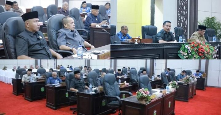 DPRD Sungai Penuh Gelar Rapat Gabungan Penyampaian Laporan Hasil Pembahasan LKPJ