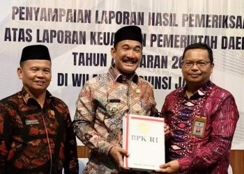 Diterima Pj Bupati Asraf, Pemkab Kerinci Kembali Raih WTP