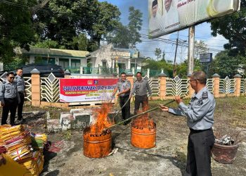 Kantor Imigrasi Kelas II Non TPI Kerinci Laksanakan Kegiatan Pemusnahan Arsip Substantif