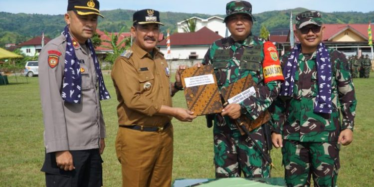Pj. Bupati Kerinci Asraf Pimpin Upacara Pembukaan TMMD ke-12