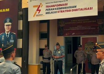 Imigrasi Kerinci Gelar Apel Pagi Bersama Satbinmas Polres Kerinci