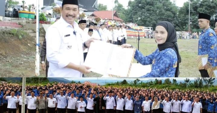 Pj Bupati Kerinci Asraf Serahkan SK 773 Orang Tenaga PPPK Formasi 2023