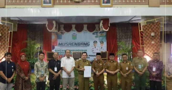 Wako Ahmadi Buka Musrenbang RPJPD Kota Sungai Penuh Tahun 2025 – 2045