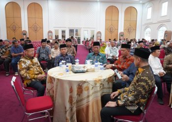Gubernur Al Haris Kompak Bersama Wagub Sani Hadiri Halal BI Halal bersama PERKASA