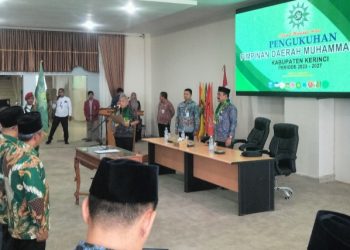 Pj Bupati Asraf Hadiri Pengukuhan Pimpinan Daerah Muhammadiyah Kerinci 2023-2028