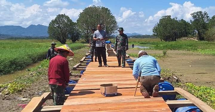 Dandim 0417/Kerinci Cek Pelaksanaan Optimalisasi Lahan di Tanjung Bunga