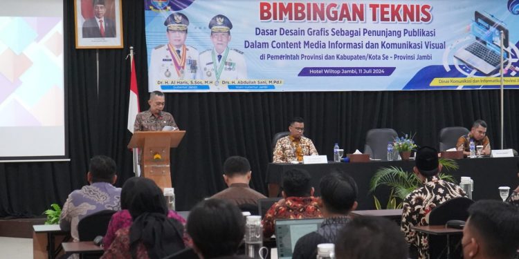 Diskominfo Provinsi Jambi Gelar Bimtek Desain Grafis Perkuat Publikasi Konten Media Informasi dan Komunikasi Visual