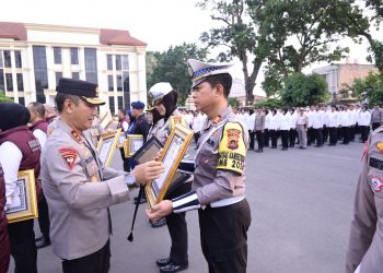 Polres Kerinci Terima Penghargaan Dari Kapolda Jambi Atas Kebersihan Mako Polres