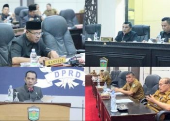 DPRD Kota Sungai Penuh Gelar Rapat Gabungan Penyampaian Laporan Hasil Dua Ranperda