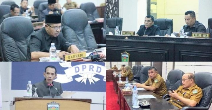 DPRD Kota Sungai Penuh Gelar Rapat Gabungan Penyampaian Laporan Hasil Dua Ranperda