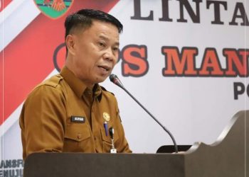 Sekda Alpian Hadiri Rakor Pengamanan Pilkada Serentak Tahun 2024