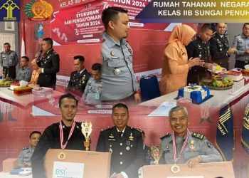 Peringati Hari Pengayoman ke-79, Rutan Sungai Penuh Menggelar Syukuran