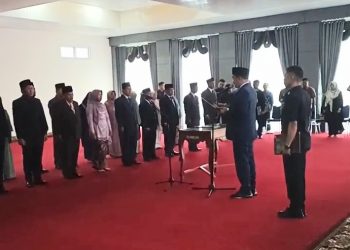Pj Bupati Asraf Melantik Pejabat Eselon III dan IV Lingkup Pemkab Kerinci